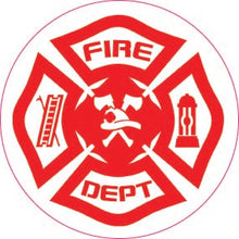 Load image into Gallery viewer, Red White Fire Dept. Maltese-Item #1235