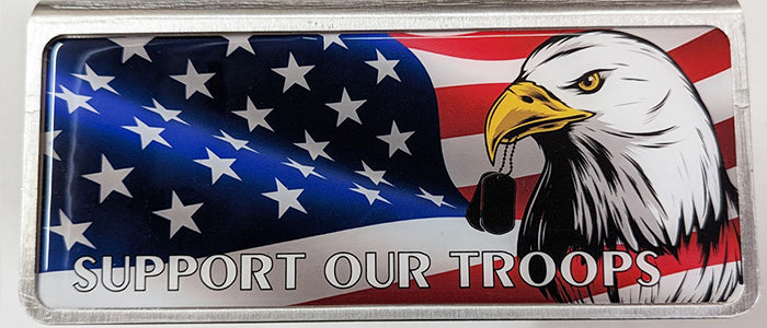 Support Our Troops-Truck Step Decal Design-Item #5504