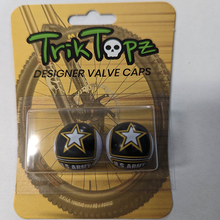 Load image into Gallery viewer, Army Logo Valve Cap (2 Pack)-Item #8801