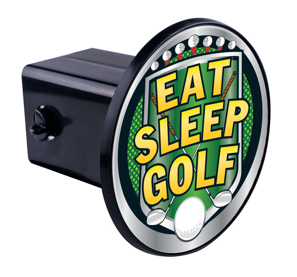 Eat-Sleep-Golf Hitch Cover-Item #3993