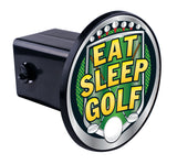 Eat-Sleep-Golf Hitch Cover-Item #3996