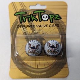Navy Logo Valve Cap (2 Pack)-Item #8802