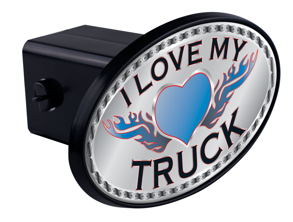 I Love My Truck Hitch Cover-Item #3533