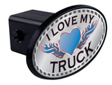 I Love My Truck Hitch Cover-Item #3533