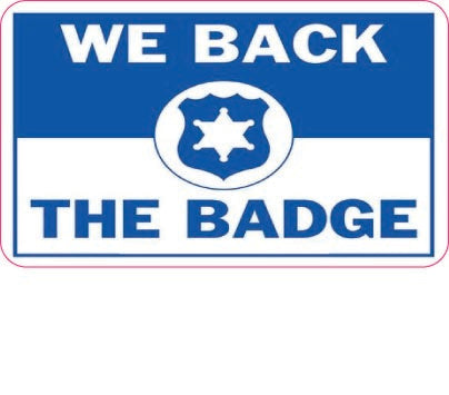 We Back The Badge-Rectangle-Item #1227