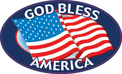 God Bless America Flag-Item #3526