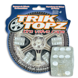 Dice Clear Glitter (4 Pack)- Item #8021