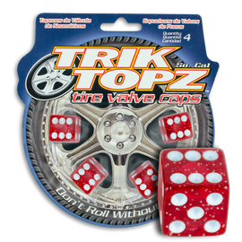 Dice Red Glitter (4 Pack)- Item #8022