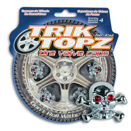 Skull & Bones Chrome (4 Pack)-Item #8037
