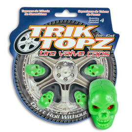 Skull Head Green (4 Pack)-Item #8030
