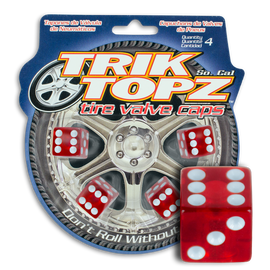 Dice Clear Red (4 Pack)- Item #8016