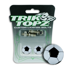 Soccer Ball License Bolt Black