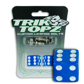 Triktopz DICE KEY CHAIN WHITE