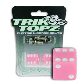 Dice License Bolt Pink