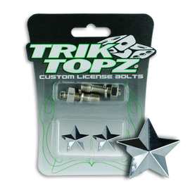 Star License Bolt Chrome