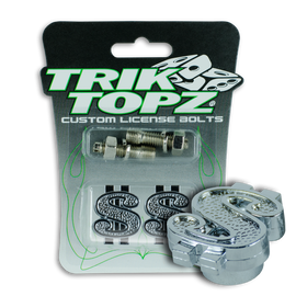 Dollar License Bolt Chrome(2 pack)-Item #8411
