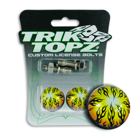 Flame License Bolt Black