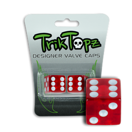 Dice Clear Red (2 Pack)- Item #8616