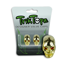 Load image into Gallery viewer, Skull Head Gold (2 Pack)-Item #8634