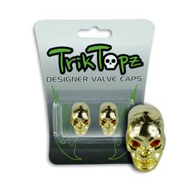 Skull Head Gold (2 Pack)-Item #8634