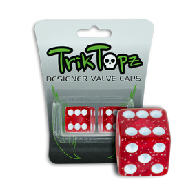 Dice Red Glitter (2 Pack)-Item #8622