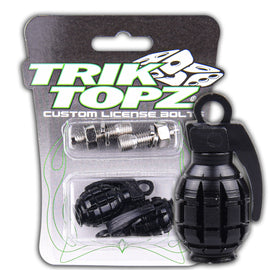 Hand Grenade-Black License Bolts (2 pack)-Item #8498