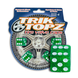 Dice Green Glitter (4 pack)- Item #8023